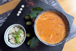 TOM YUM z krewetkami